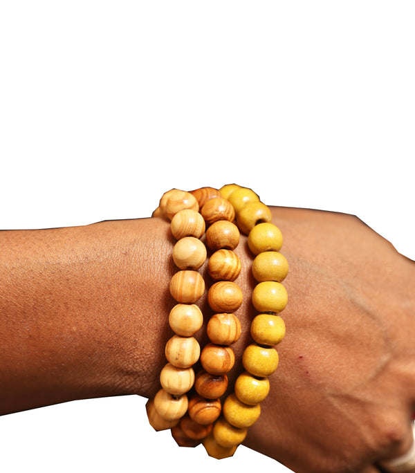 African healing bracelet | Crystal Beads |Gem stone bracelets  | Authentic African Wooden Jasper Bracelet - Handcrafted in Africa