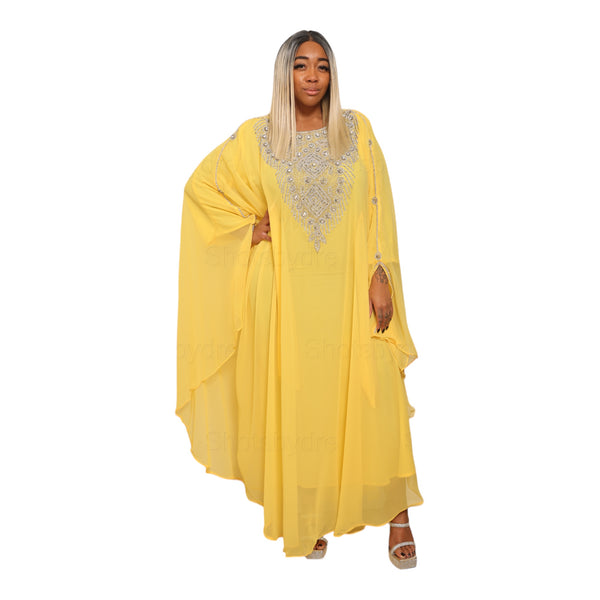 Dubai Kaftan Long Party Dress | Arabian Abaya | Evening Kaftan Dress for Special Occasions | African Wedding Party Dress