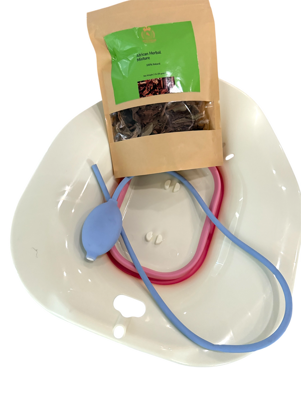 Yoni Steam Seat with African Herbal Blend Ultimate Feminine Wellness Kit/ African Herbal Yoni Steaming Package – Relax, Cleanse & Rejuvenate at Home/ Premium Yoni Seat & African Herbal Steam Set – Natural Self- for Women