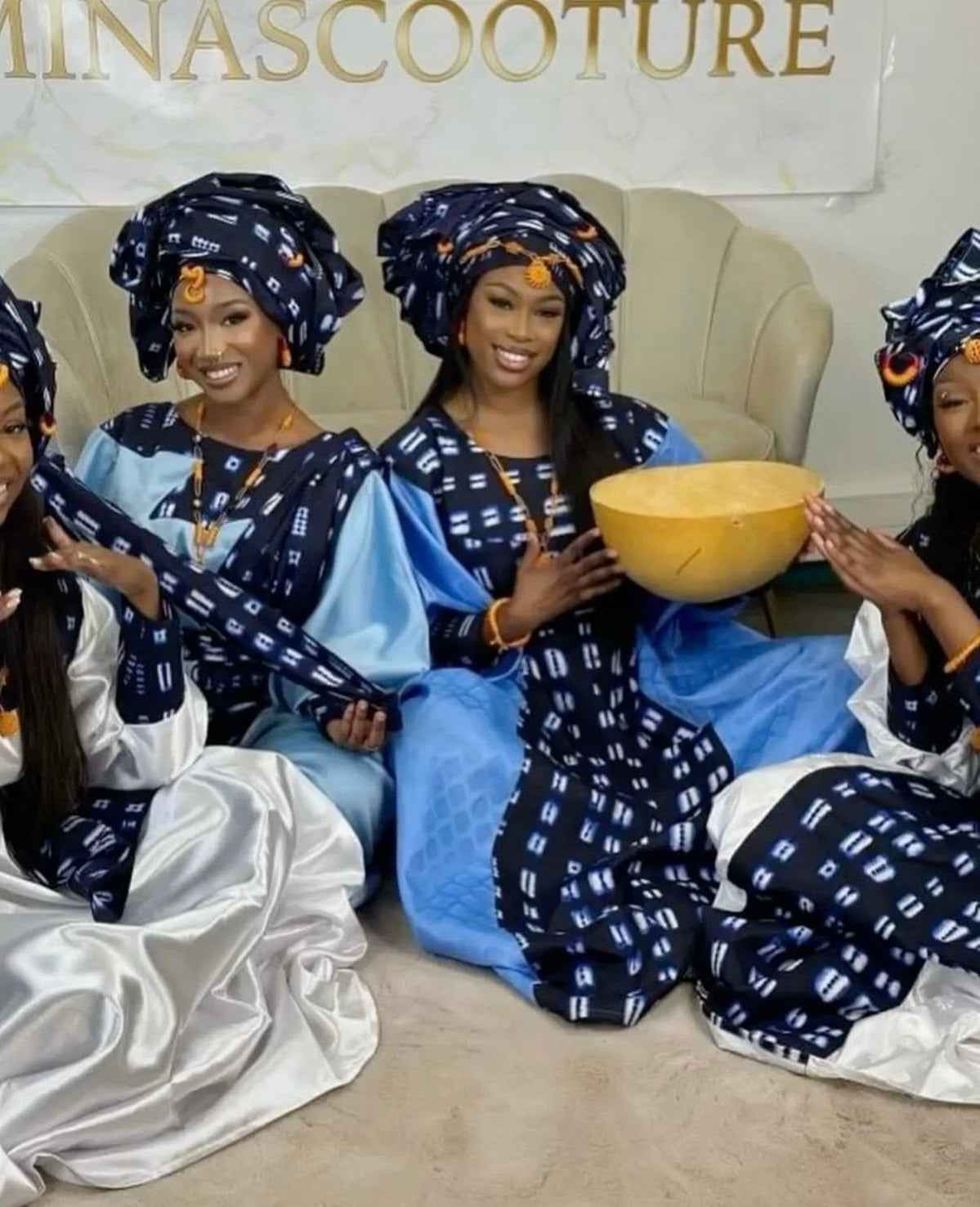 African Traditional Bridesmaids Dress Custom Order
