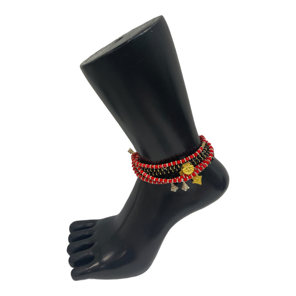 Royal African beads ankle bracelets| African Anklet