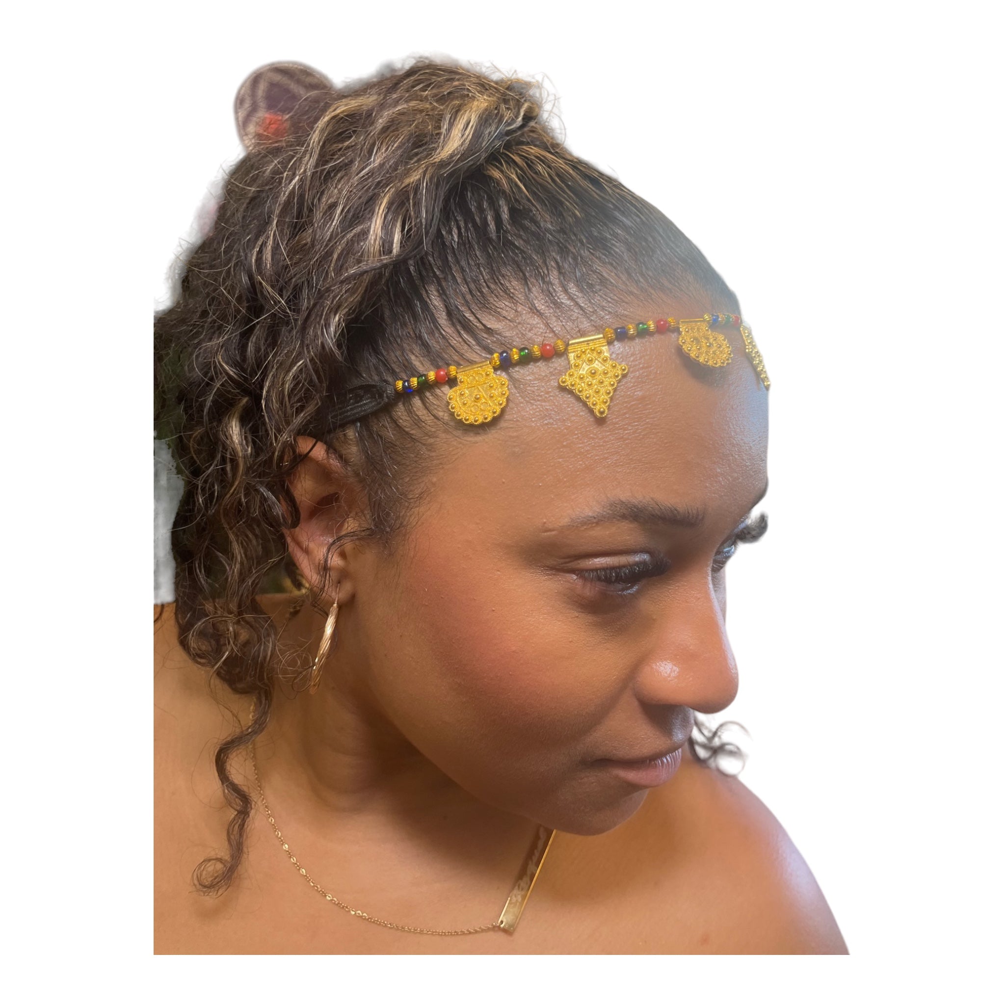 African deals head jewelry