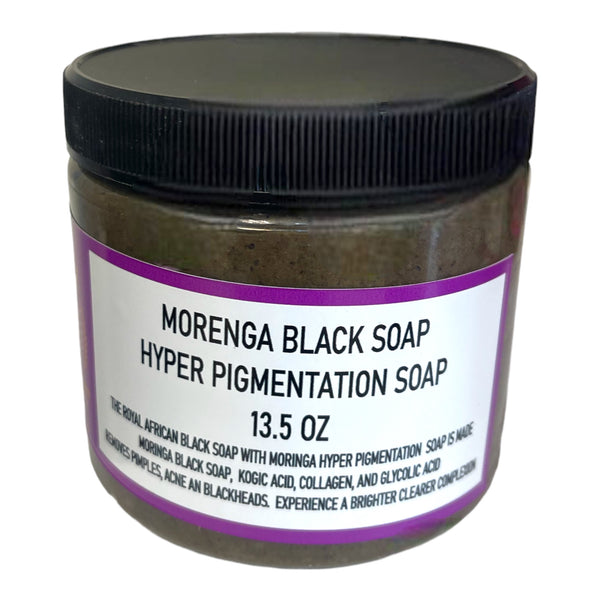Natural Hyperpigmentation Black Soap Moringa