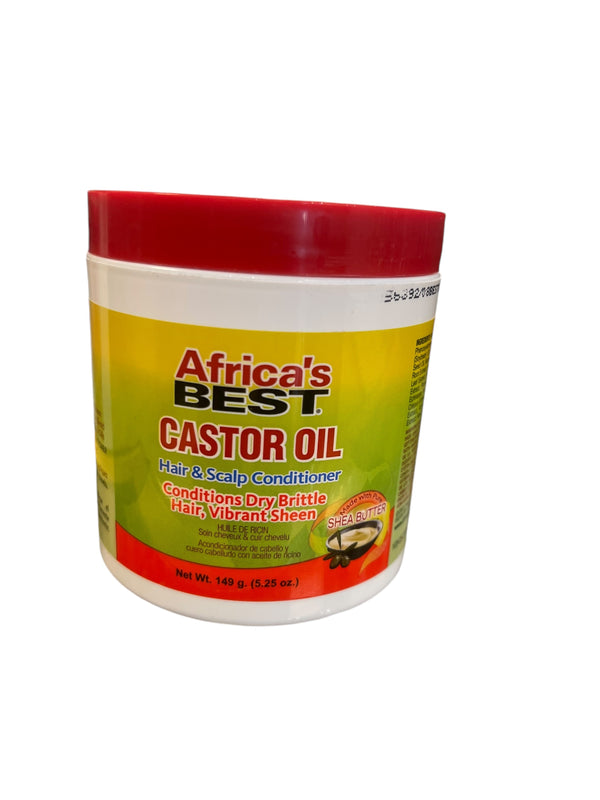 Africas Best Castor Oil Hair & Scalp Conditioner 5.25 OZ