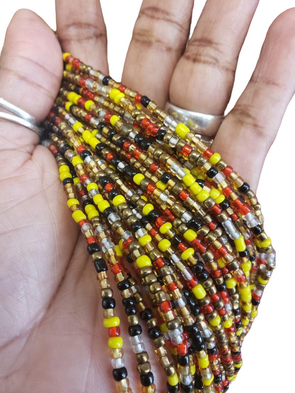 African Waist Beads Mult Colored 