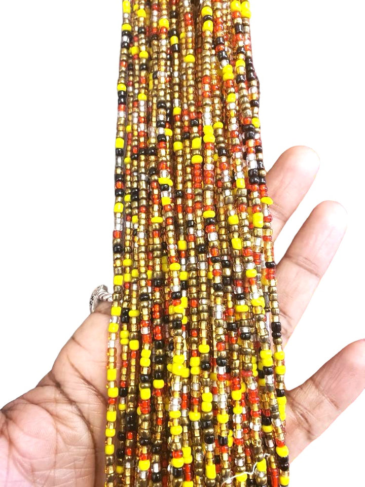 African Waist Beads Mult Colored 2