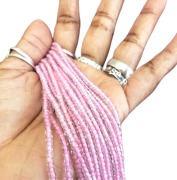 African Waist Beads Pink