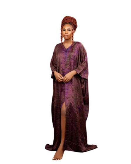African Long Lounge Silky Batik Kaftan Dress |long Silky Kaftan dress